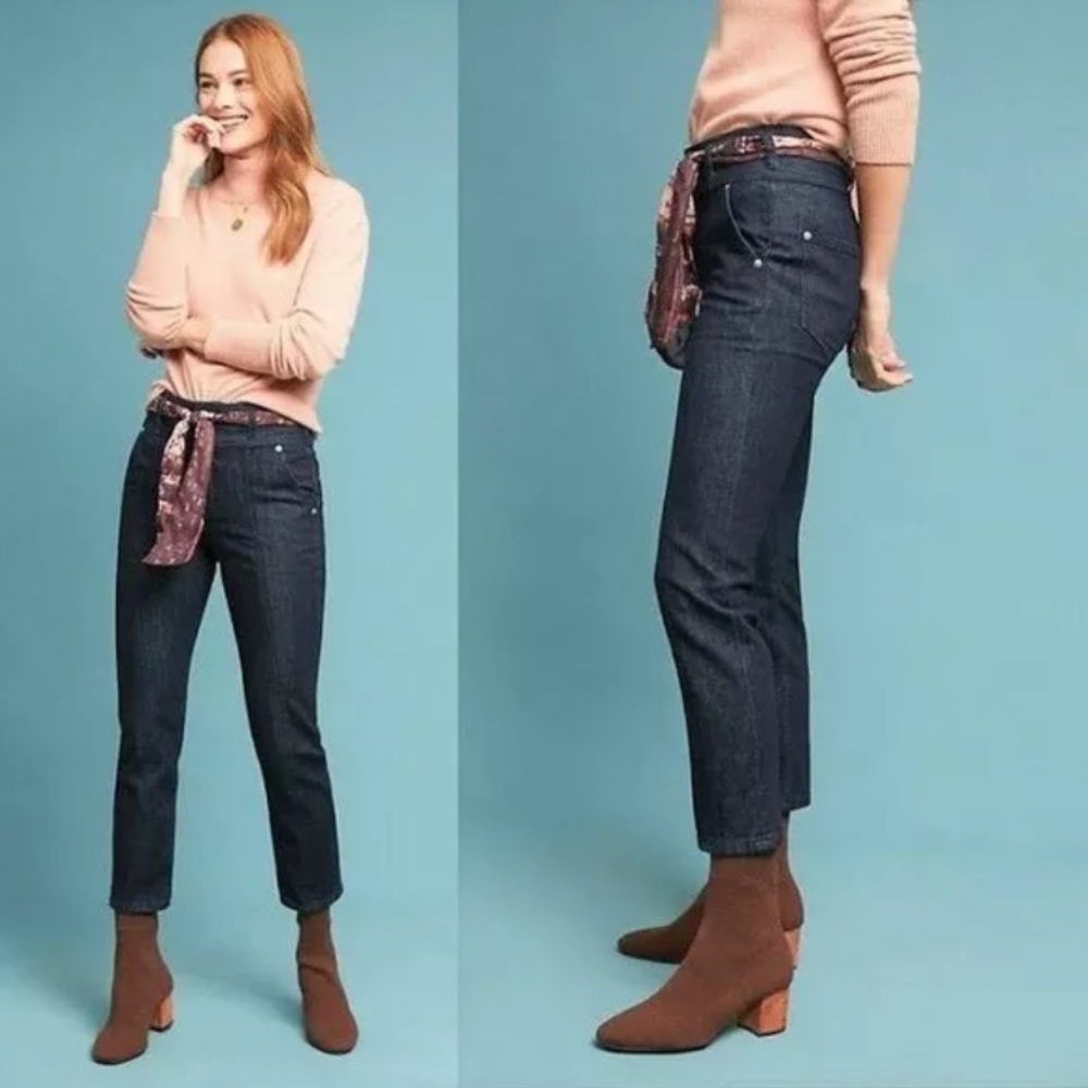 Pilcro and the Letterpress High Rise Slim Jeans